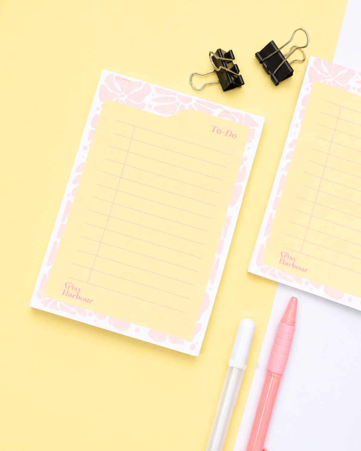 Floral Folder Notepad