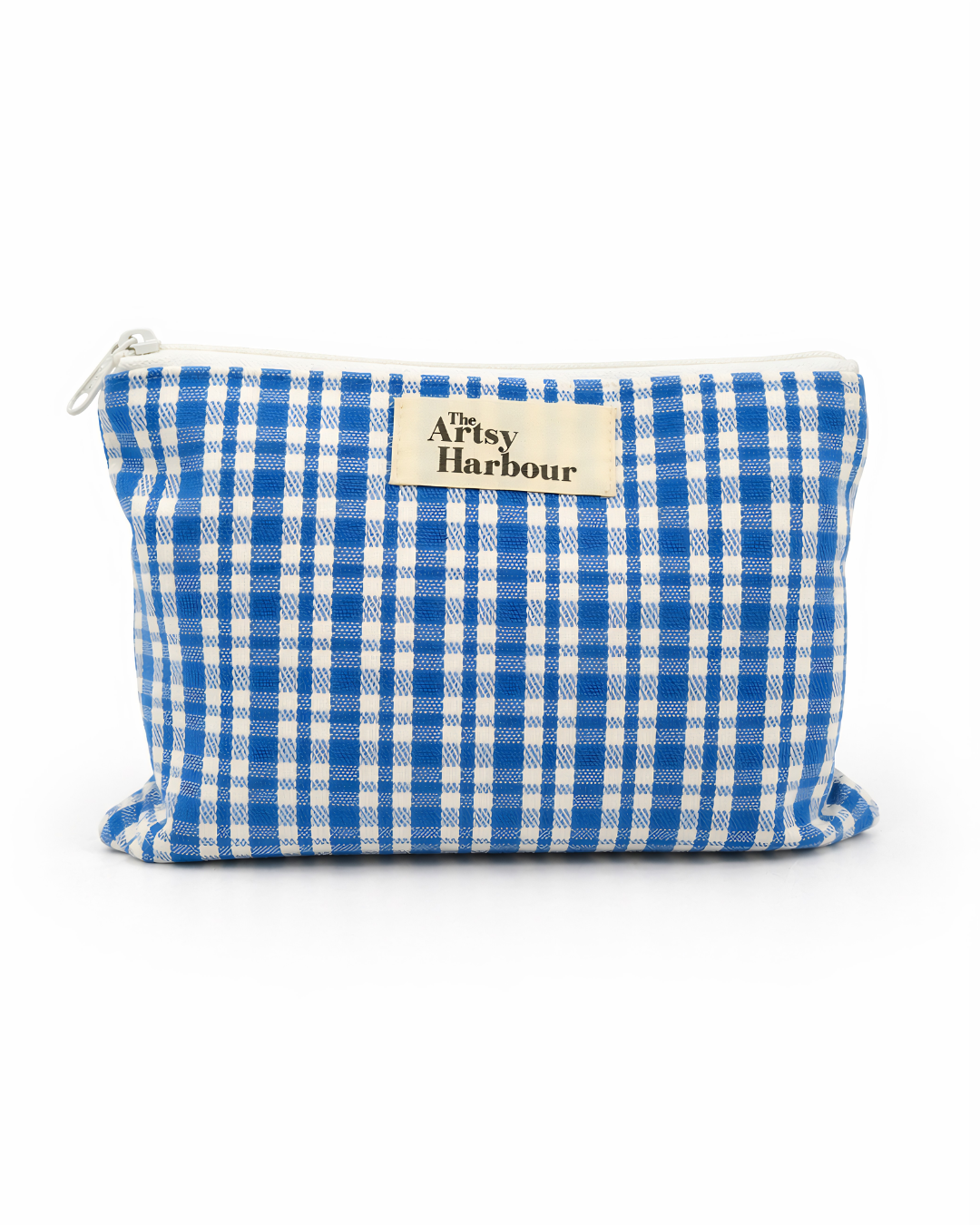 Blue Checkmate Pouch