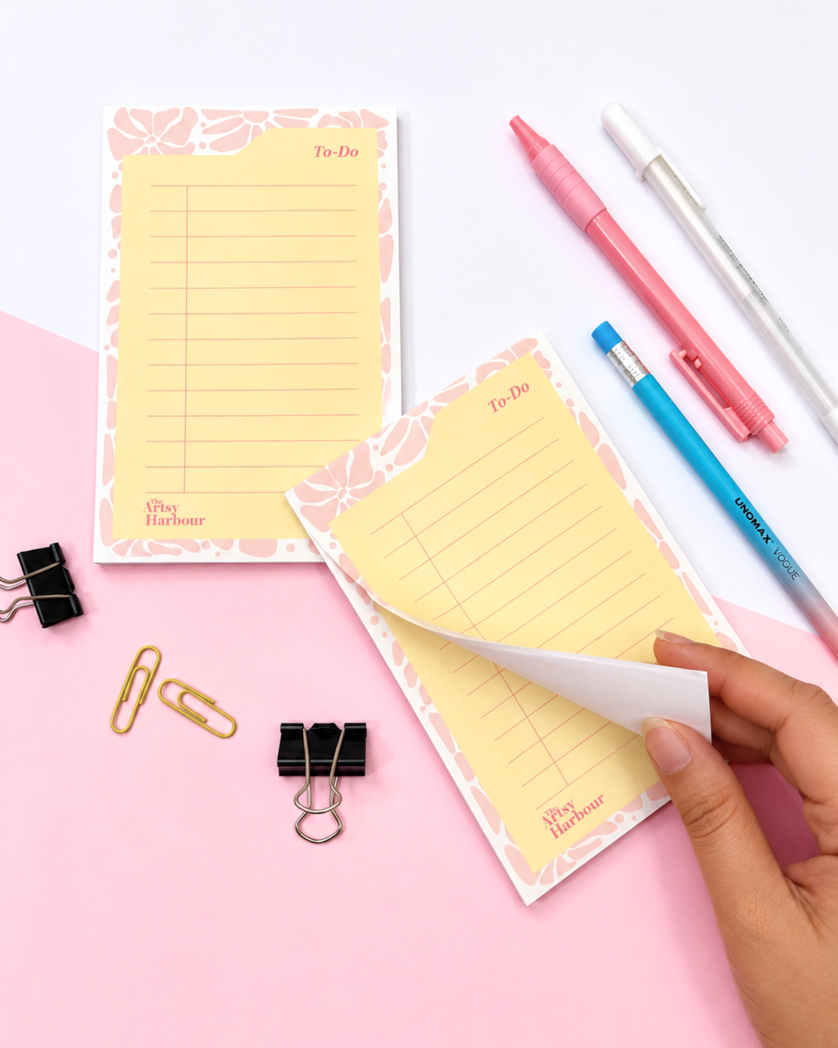 Floral Folder Notepad