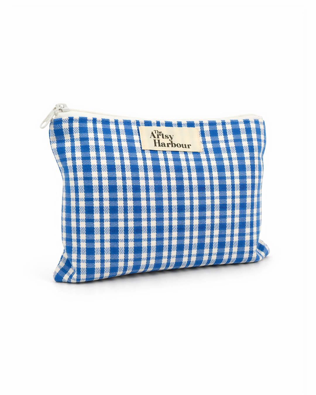 Blue Checkmate Pouch