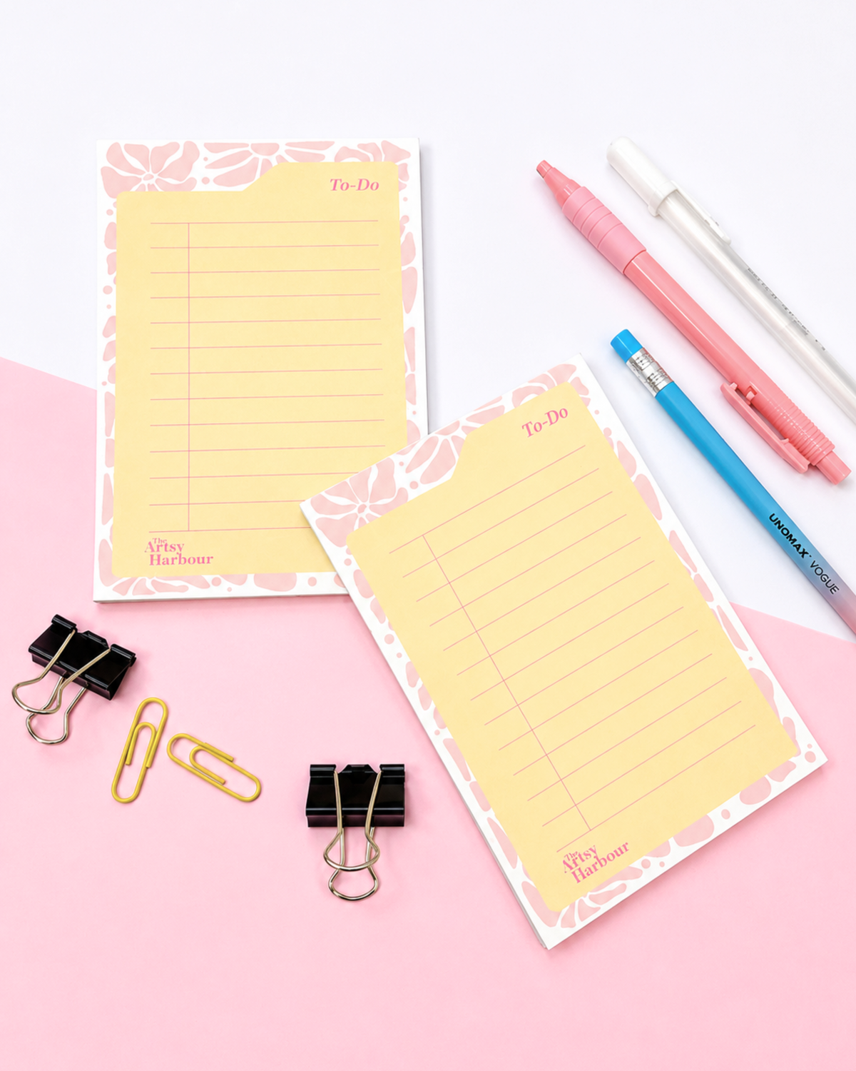 Floral Folder Notepad