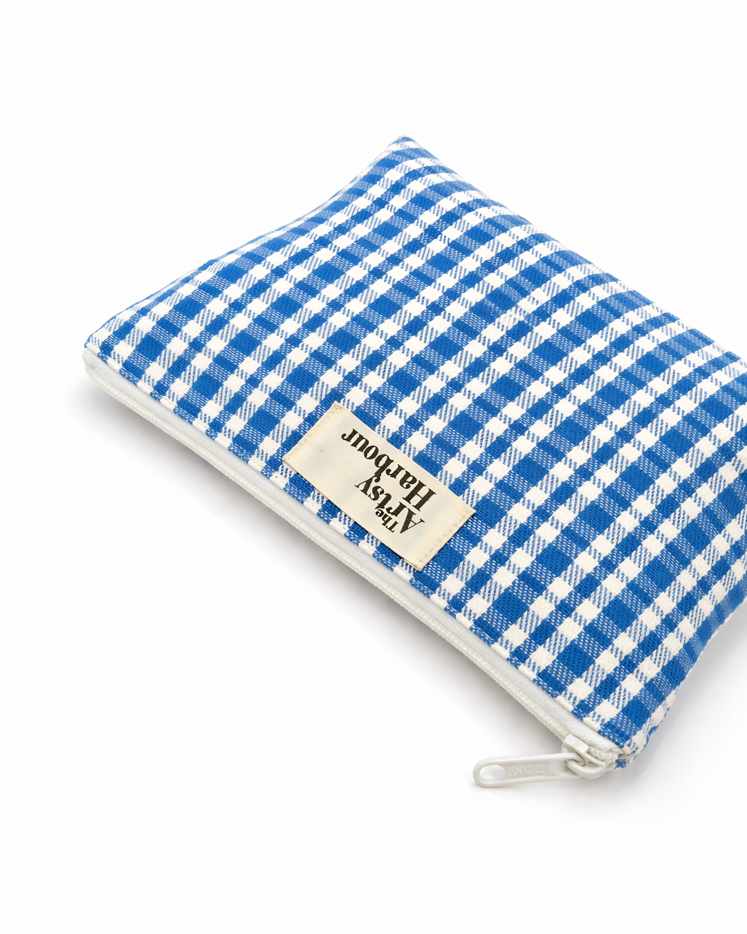 Blue Checkmate Pouch