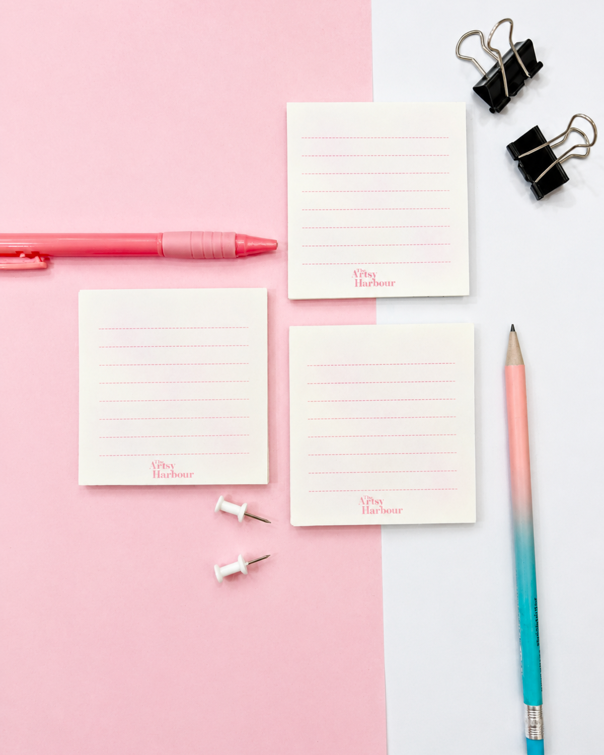 Pink Aura Notepad