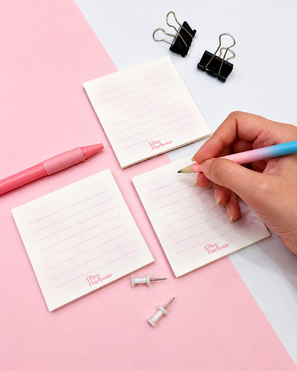 Pink Aura Notepad