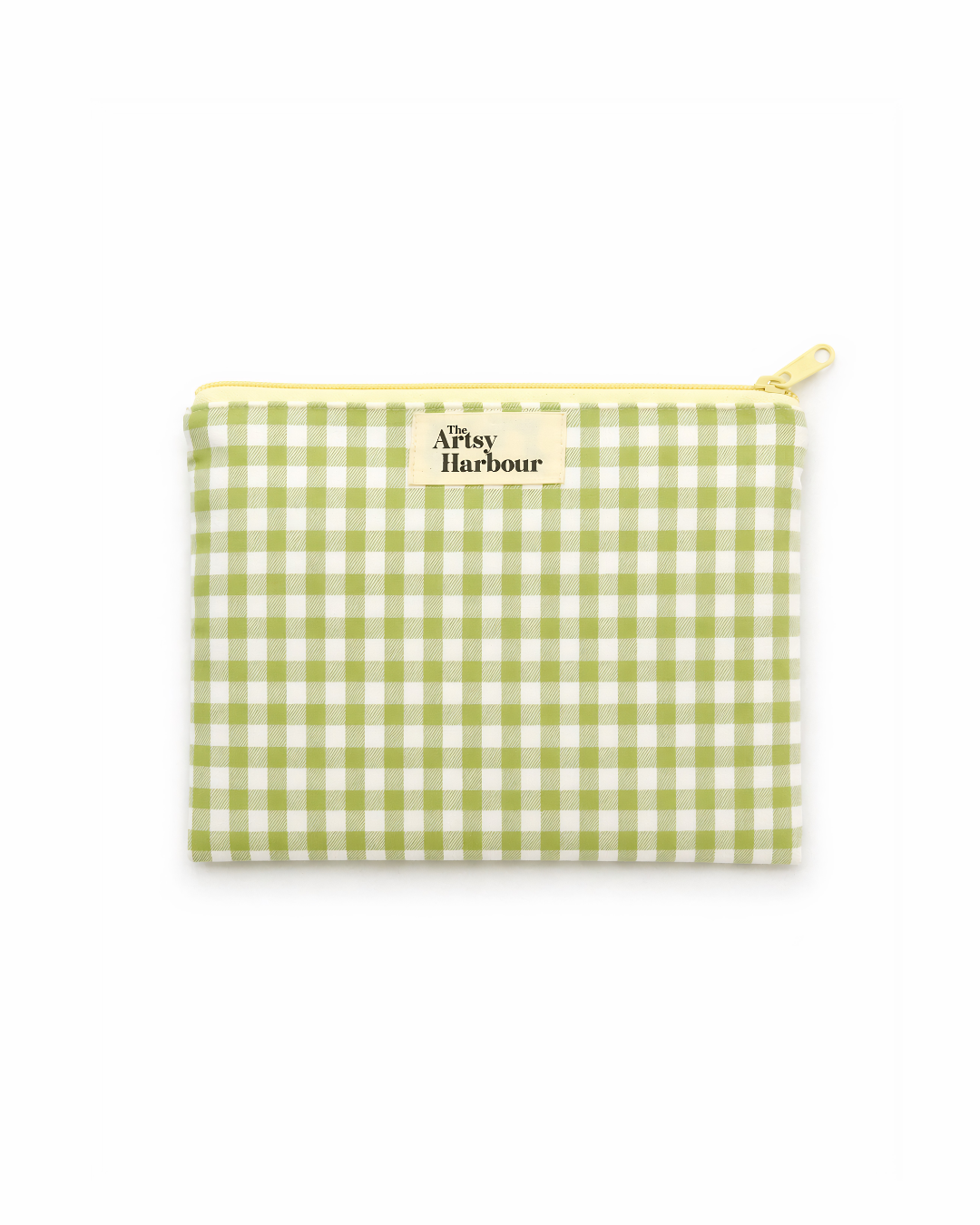 Green Checkmate Pouch