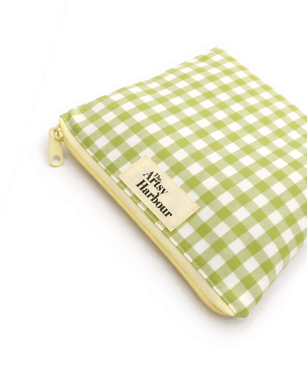 Green Checkmate Pouch
