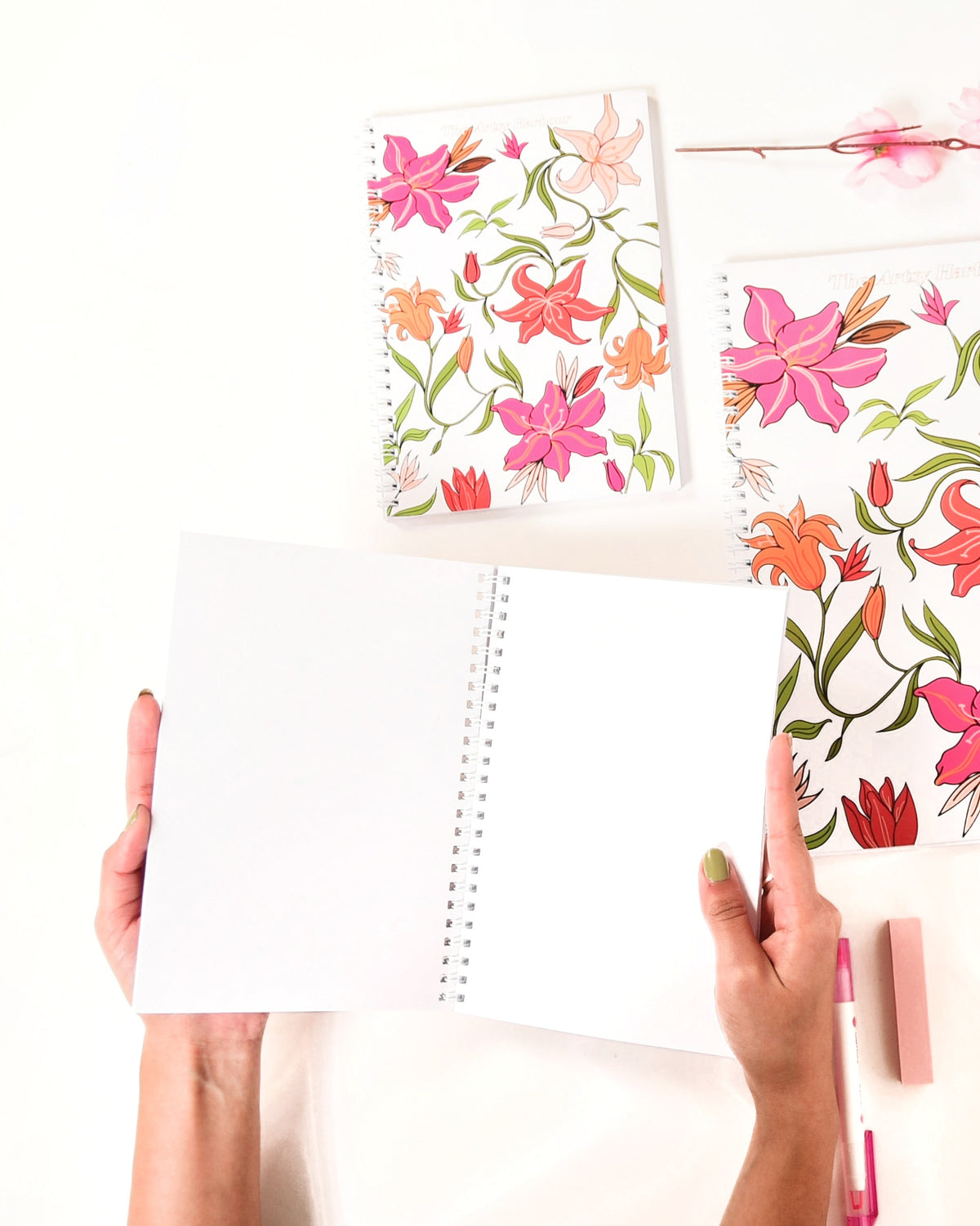 A5 Lily Bloom Wiro Notebook