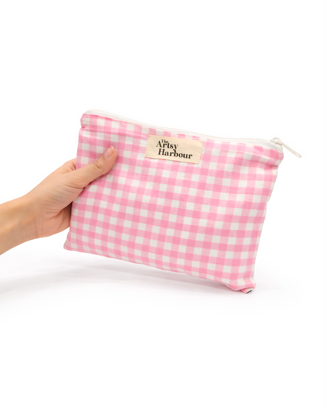Pink Checkmate Pouch