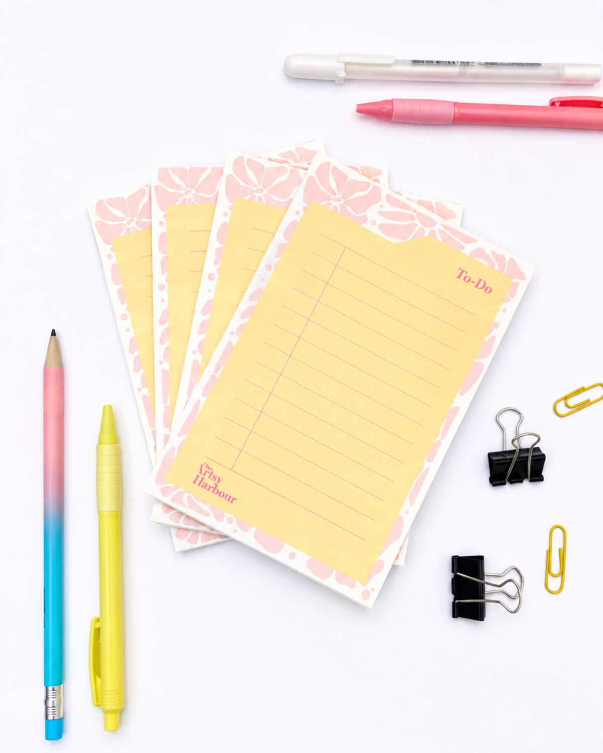 Floral Folder Notepad